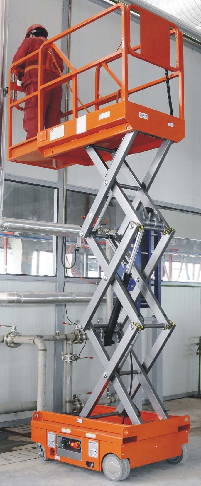 Efficient & Safe Work at Height with Self-Propelled Scissor Lifts