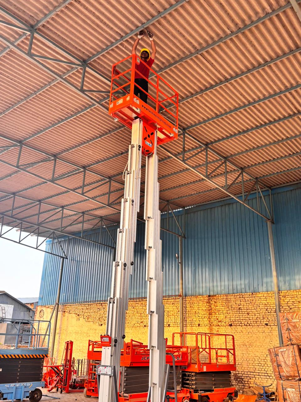 JET Aerial Maintenance Platform 6m to 14m lifting height by Tech Mech Handling Equipments